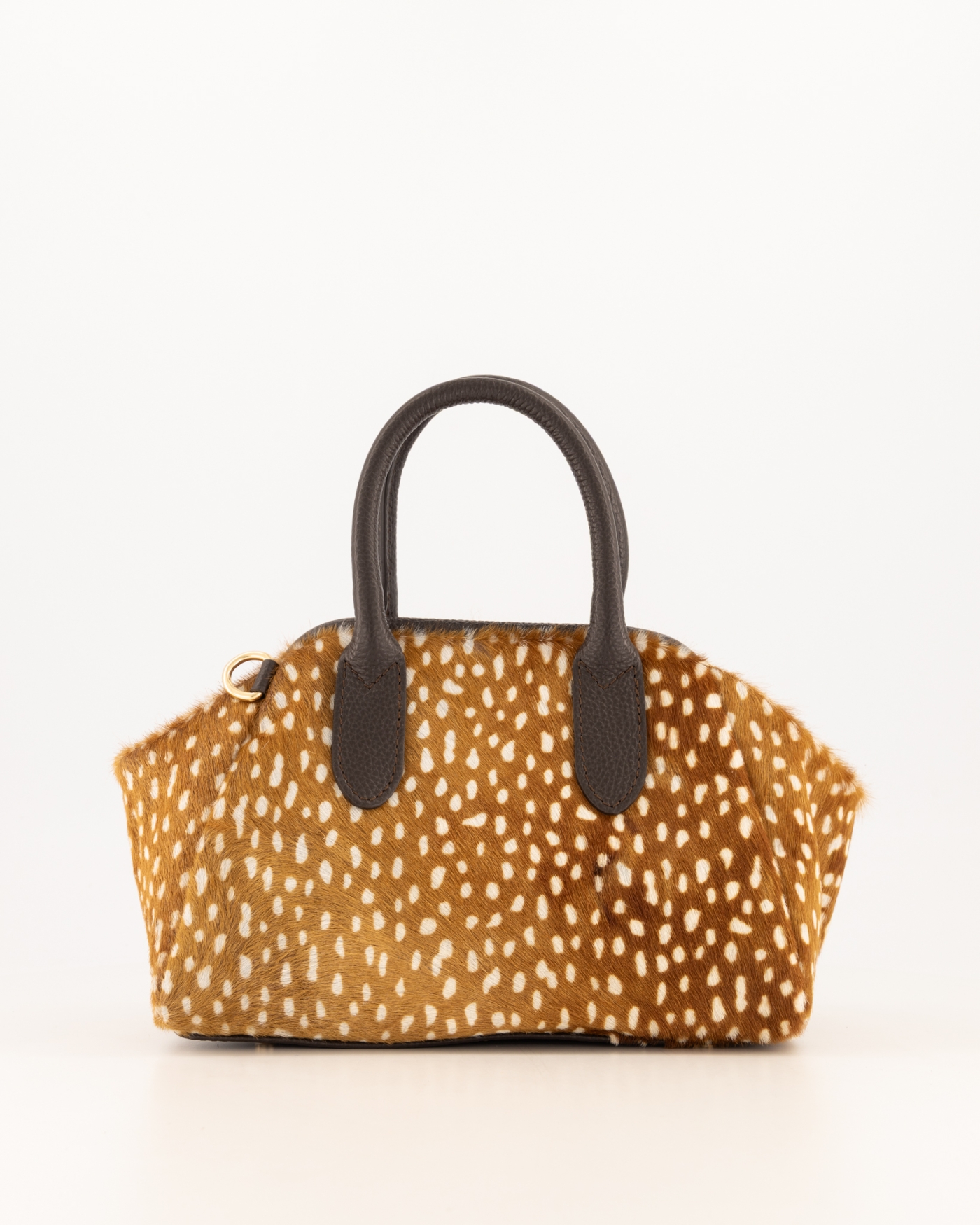 Leren tas Bambi print