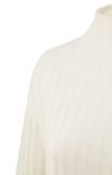 Geribde trui met col van het merk Yaya in de kleur wool white.