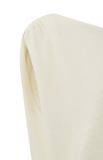 Gebreide mouwloze top met knoopjes van het merk Yaya in de kleur wool white.
