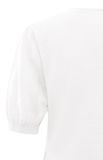 01-000217-405 Top met Korte Pofmouwen - off white