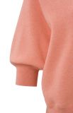 Gebreide trui met halflange raglanmouwen en ronde hals van het merk Yaya in de kleur blooming dahlia pink melange.
