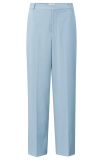 Rechte pantalon van het merk Yaya met tailleband met elastiek in de kleur blizzard blue.