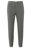 Scuba broek met pintuck en elastieken tailleband van het merk Yaya in de kleur thurnstorm grey.