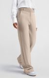 01-309169-501 Broek met Wijde Pijpen  - Feather Grey