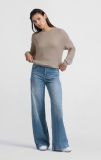 01-311089-501 Wijde Jeans - Light Blue Denim