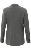 Scuba blazer met reverskraag, knoop en paspelzakken van het merk Yaya in de kleur thunderstorm grey.