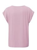 Shirt met kapmouwtjes en ronde hals van het merk Yaya in de kleur roze.