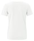 T-Shirt met boothals en korte mouwen van het merk Yaya in de kleur wit.