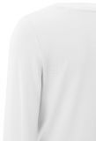 Top met lange mouwen en boothals van het merk Yaya in de kleur wit.