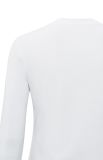 T-shirt met Lange Mouw - Pure White