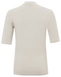 Shirt met turtleneck en korte mouwen in de kleur beige van het merk Yaya.