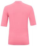 Shirt met turtleneck en korte mouwen in de kleur roze van het merk Yaya.