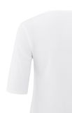 01-719063-501 T-Shirt met Ronde Hals - Pure White