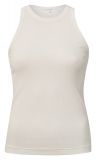 Geribd hemdje van het merk Yaya in de kleur off white.