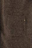Lang open vest met ribboorden en 2 handige opgestikte zakken van het merk Studio Anneloes in de kleur chestnut.