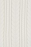 Pullover met kabels, ronde hals en geplooide lange mouwen van het merk Studio Anneloes in de kleur off white.