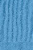 Gebreide trui met ronde hals met lange gepoft mouwen van het merk Studio Anneloes in de kleur shirt blue.