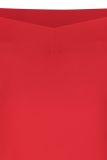 Boothals met subtiele V-hals van het Travel shirt met 3/4 mouw van het merk Studio Anneloes in de kleur rood.