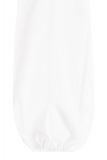 Shirt met driekwart pofmouwen met elastieken boordjes en ronde hals van het merk Studio Anneloes in de kleur off white.