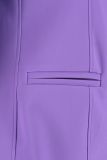 Double breasted travelblazer van het merk Studio Anneloes met reverskraag en paspelzakken in de kleur purple.