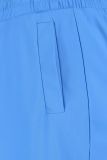 Travelbroek met regular fit, rechte pijp, steekzakken en brede elastieken tailleband van het merk Studio Anneloes in de kleur shirt blue.