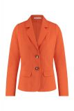 Travel blazer van stevig travel kwaliteit met faux klepzakken van het merk Studio Anneloes in de kleur orange.