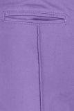 Lila jeans met uitlopende pijp, pintuck, steekzakken achter en paspelzakken aan de voorkant van het merk Studio Anneloes in de kleur lila.