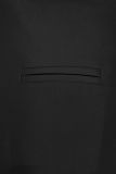 Broek met hoge taille en wijde pijpen van stevige travel kwaliteit van het merk Studio Anneloes in de kleur zwart.