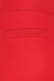 Travelbroek van het merk Studio Anneloes met elastieken tailleband, steekzakken voor, faux paspelzakken achter en siernaden in de kleur rood.
