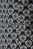 Getailleerde travel blazer met all over print, reversekraag en enkele knoopsluiting van het merk Studio Anneloes in de kleur zwart/wit.