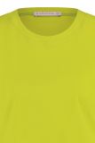 Basis T-shirt van travel kwaliteit van het merk Studio Anneloes in de kleur lime.