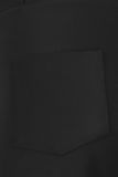 Flair travelbroek met rib van het merk Studio Anneloes met elastieken tailleband, paspelzakken voor en opgestikte zakken achter in de kleur zwart.