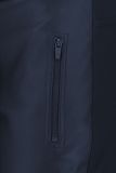 Slimfit broek van het merk Studio Anneloes met faux leather voorkant en travelstof achterkant in de kleur donker blauw.