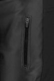 Slimfit broek van het merk Studio Anneloes met faux leather voorkant en travelstof achterkant in de kleur zwart.
