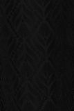 Broek met ornament print, steekzakken voor en faux paspelzakken achter met klein splitje bij de rechte broekspijp van het merk Studio Anneloes in de kleur zwart.