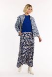 Pullover van het merk Studio Anneloes met geribd patroon, ronde hals en lange mouwen in de kleur azure.
