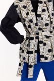 Deze waistcoat van het merk Studio Anneloes heeft een all-over print en kan aan twee kanten gedragen worden in de kleur azure/off white.