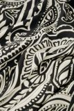 Polyester blouse met paisley print van Studio Anneloes in de kleur kit/zwart.