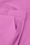 Travelboek met steekzakken voor en achter van het merk Studio Anneloes in de kleur dark pink.