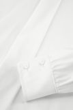 Cropped blouse met knopen en lange mouwen met manchetten van het merk Studio Anneloes in de kleur wit.