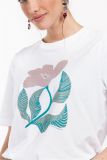 T-shirtje met bedrukking aan de voorzijde en ronde hals van het merk Studio Anneloes in de kleur wit.