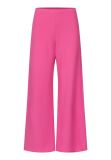 Broek van het merk Sisters Point met elastieken tailleband en wijde pijpen in de kleur roze.