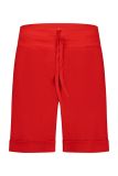 Korte broek van travel kwaliteit in de kleur rood van het merk Studio Anneloes.