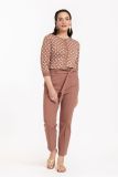 11653 Renate Dot Cardigan - Chocolate/Off White