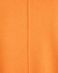 Gebreide pullover van het merk Freequent met driekwart mouwen met ribgebreide boorden en een ronde hals in de kleur flame orange.