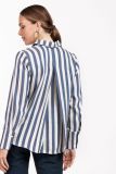 11769 Birdy Stripe Blouse - Kit/Denim Blue