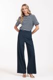 11787 Steffie Stripe T-Shirt - Dark Blue/Off White