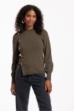 11906 Lovis Button Pullover - New Army