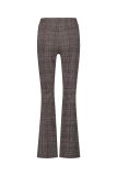 12001 Flair Check Trousers - Merlot/Kit