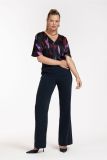 12040 Marilon Sparkle Trousers - Donker Blauw